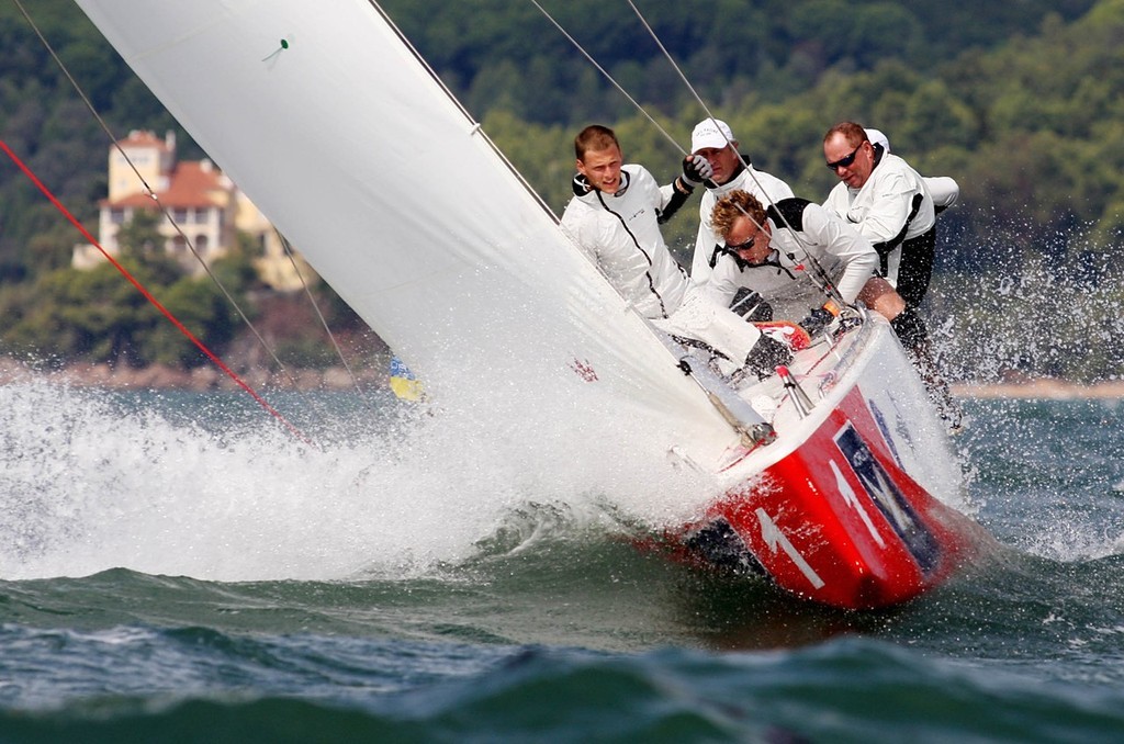 Magnus Holmber (SWE) Victory Challenge at Troia Portugal Match Cup 2008 - Troia Portugal Match Cup 2008 © Wander Roberto 